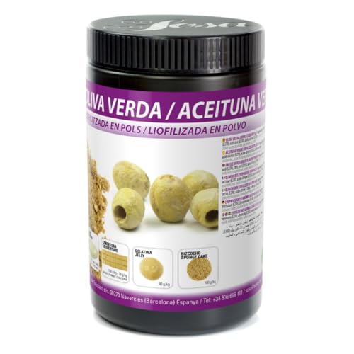 SOSA Oliva/Aceitunas verdes liofilizadas en polvo - Taste colour Colorante y base en preparaciones saladas - Bote 400grs