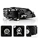 ACANII - For Halogen Model 2011-2018 VW Jetta Sedan LED U-Shape DRL Projector Black Headlights Driver + Passenger Side