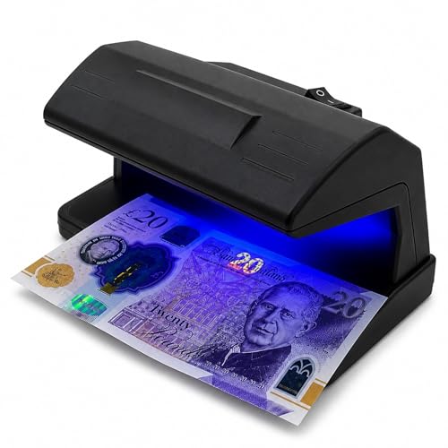 MxMan Counterfeit Notes Money Detector - UV LED Light Fake Note