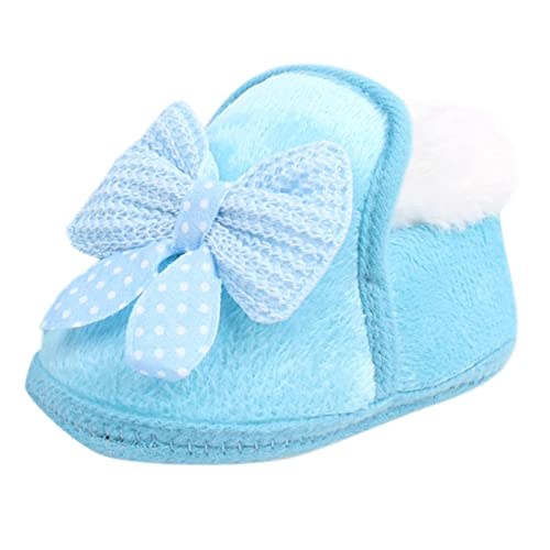 Baby Girls Boys Warm Shoes Booties Soft Comfortable Short Boots Infant Toddler Shoes Boys Shoes Infant (Blue, 13)