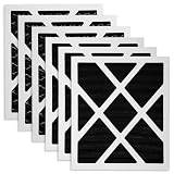 Znnam Aggiornamento Deumidificatore MERV 13 Filtro a carbone compatibile con Sanidry Sedona Filtro deumidificatore pn07126 Ricambio per Sanidry 6 confezioni, nero