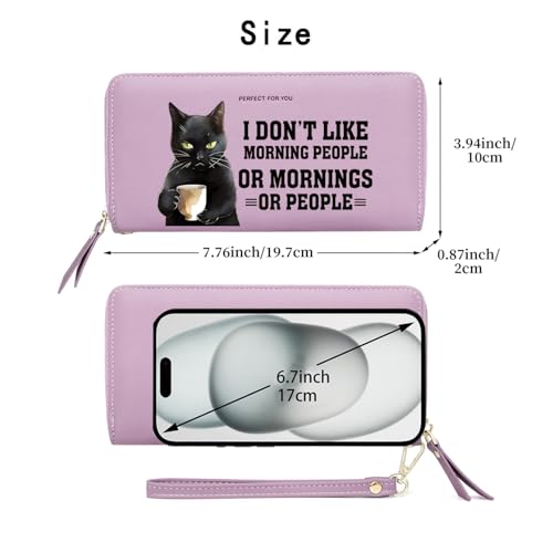 OIDERY Customized Cat Wallets for Women,Birthday Gift,Holiday Gift for Friend,Valentine's Day Gift for Wife,Mother,Daughter,Ladies2