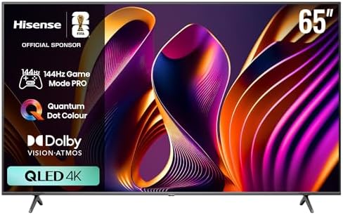 Hisense 65inch 4K UHD,Full Array Local Dimming,Smart TV,QLED,AI S...