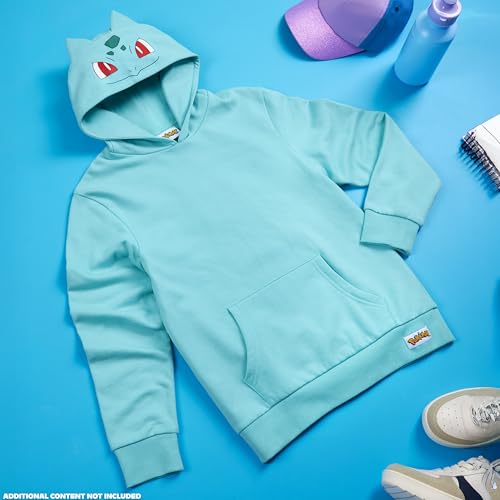 Image of Pokemon Hoodie for Boys & Teens Hooded Sweatshirt Warm Anime Pikachu Sweater