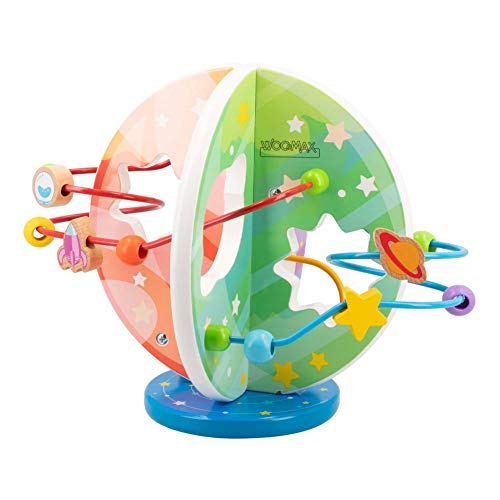 WOOMAXLabyrinth Wooden Beads Planets (Colorbaby 46441)
