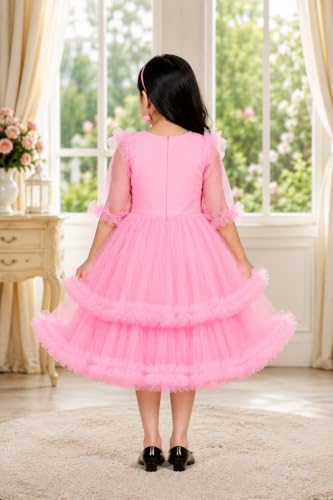 Image of KJD Girls Below Knee Party Dress
