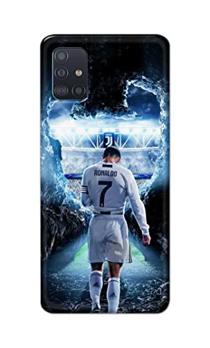 Image of Printed Hard Back Cover Case for Samsung Galaxy A71 | Samsung Galaxy A71S Back Cover (Footbal Legend) -702