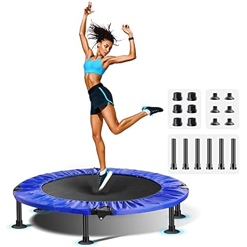 Trampolín Fitness Plegable Profesional para Adultos Cover
