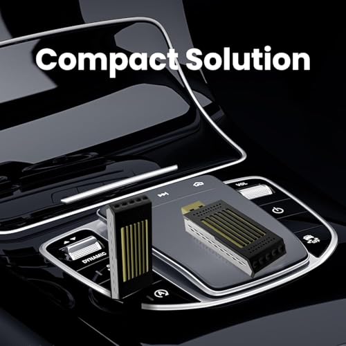 Image of Carlizem Carlizem Wireless AI Car Box 3-in-1 Wireless CarPlay & Android Auto with YouTube /Netflix /Prime /Hotstar 4GB RAM 32GB Storage Cortex-M3 Processor Android 13 BT 5.4 GMS Certified Plug & Play