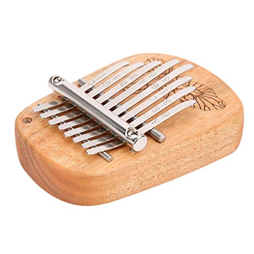 Piano à pouce Kalimba à 8 touches GECKO K-8CA avec mini instrument de percussion en bois de camphre à trou de suspension - Les Beatles, Paul McCartney, John Lennon, RIngo Starr, George Harrison Piano à pouce Kalimba à 8 touches GECKO K-8CA avec mini instrument de percussion en bois de camphre à trou de suspension – Image 4
