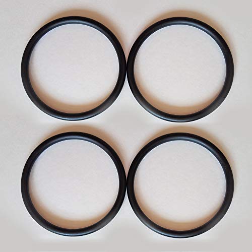 Roo Threads Aluminum Rings for Slings, Black (2 Pair)