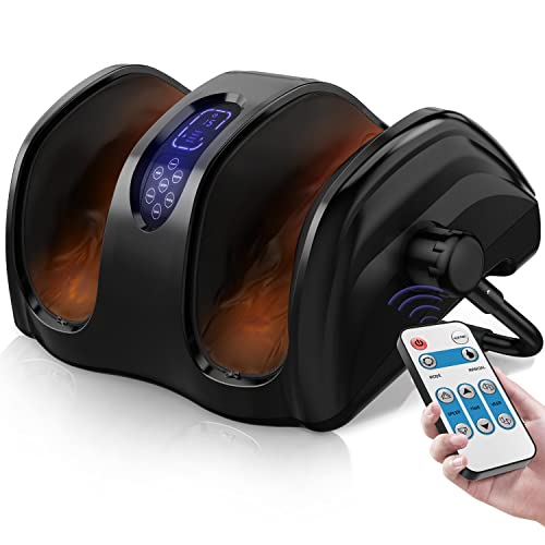 Foot Massager Machine Shiatsu Massager Deep Tissue Electric Massager with Heat, Deep Kneading with Heat Therapy, Increases Blood Flow Circulation