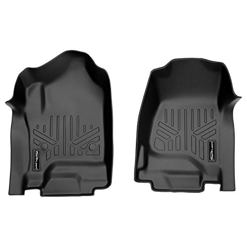 SMARTLINER Floor Mats Liner Set for 2014-2020 Silverado/Sierra 1500-2015-2019 2500/3500 HD/Tahoe/Yukon/Suburban/Escalade