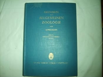 Hardcover Grundriss der allgemeinen Zoologie [German] Book