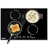 30 Inch Induction Cooktop, 7000W 4 Burner Induction Stove To...
