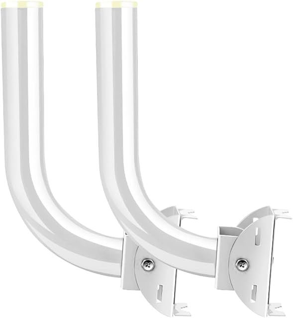 2-Pack Universal Bracket Mount for Light Monuting Tasks Wireless Bridge Outdoor Access Point to Point AP,Pole and Wall-Mounted Mount