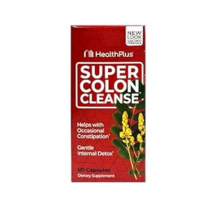 Health Plus Super Colon Cleanse 60 Capsules Each
