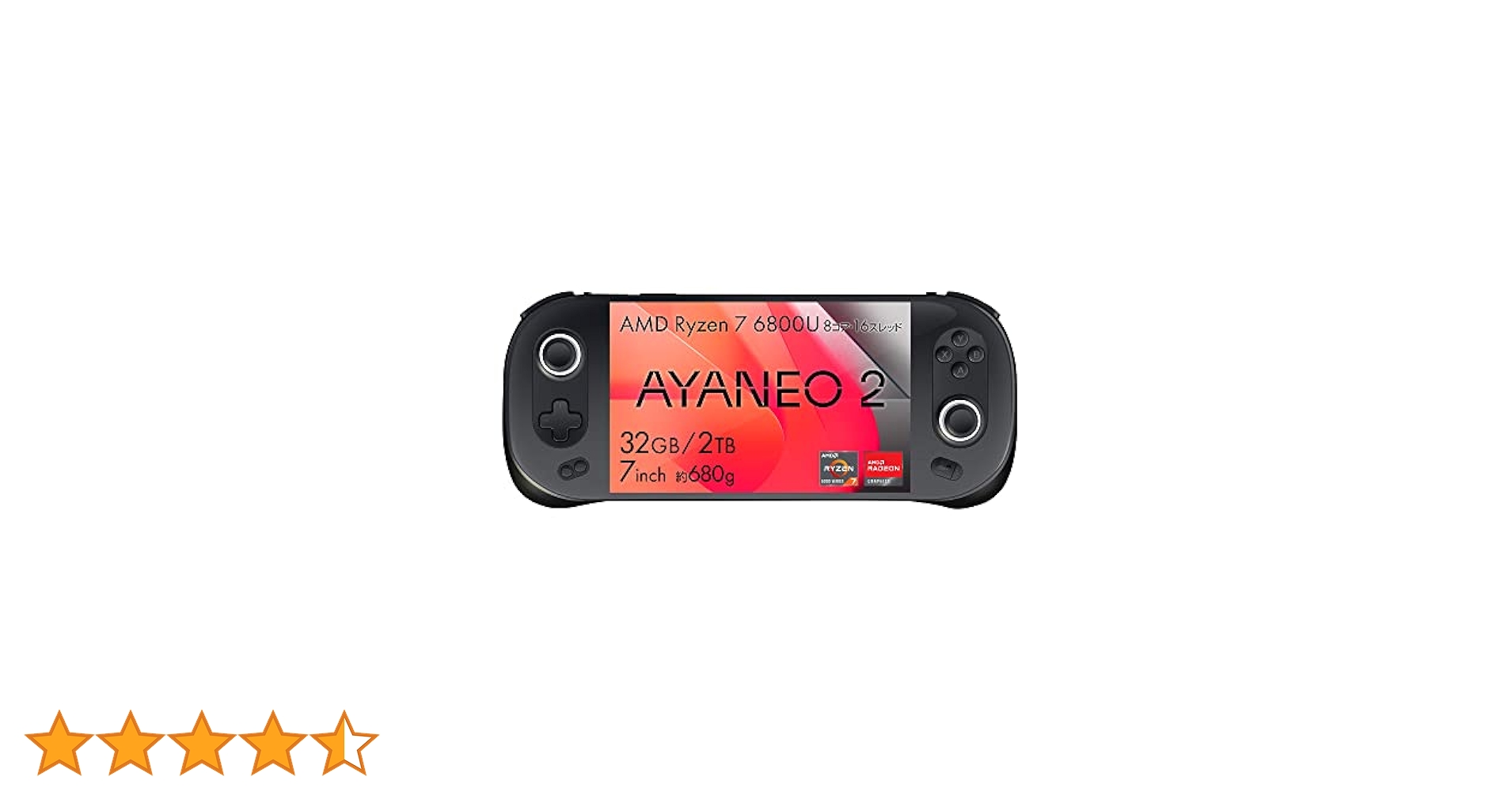 Amazon | AYANEO 2 国内正規版 Ryzen7 6800U/ 7インチ/ FHD/大