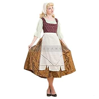 シンデレラ　私服　ボロ服　コスプレ衣装　Ｌサイズ Amazon.co.jp: シンデレラ 私服 ボロ服 プリンセス お姫様
