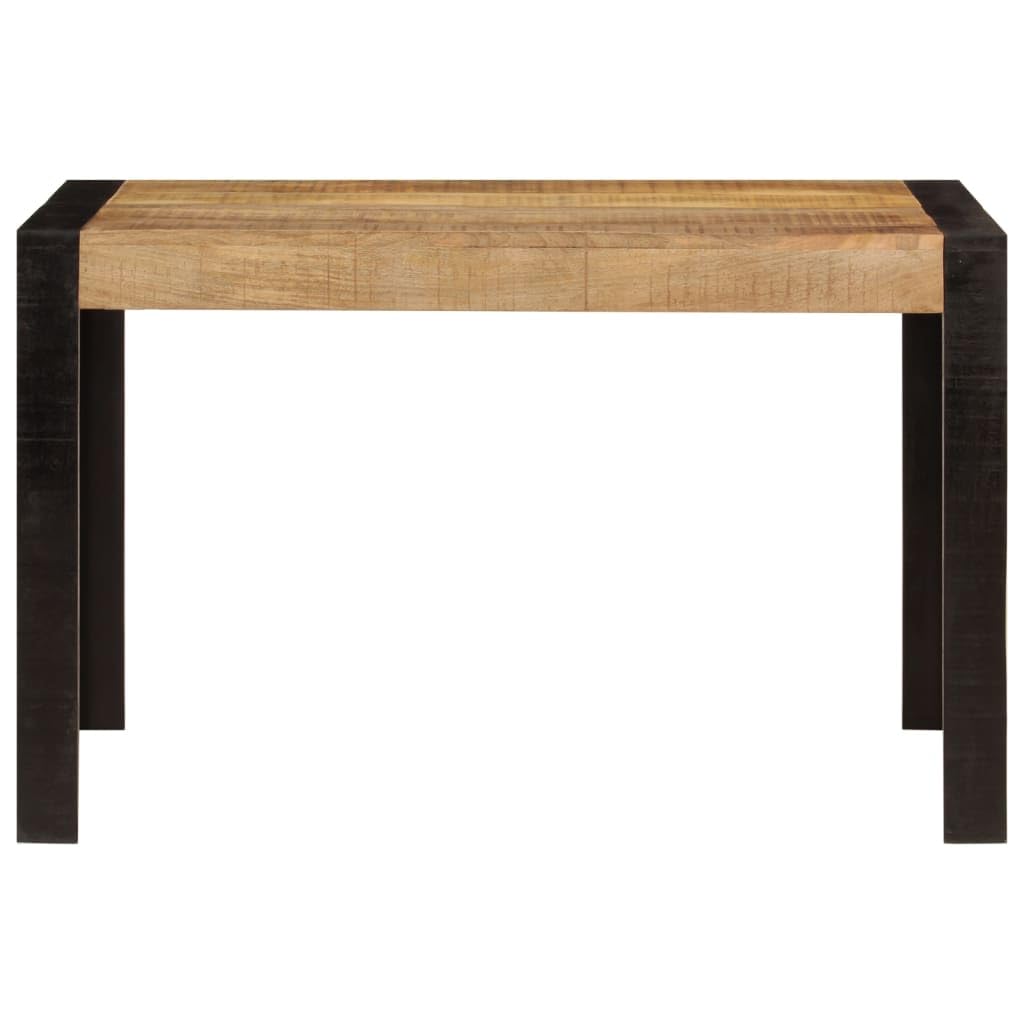 vidaXL Tavolo da Pranzo 120x60x76 cm in Legno Massello di Mango, Tavolo, Tavolo Sala da Pranzo, Tavolo in Legno, Tavolo da Cucina