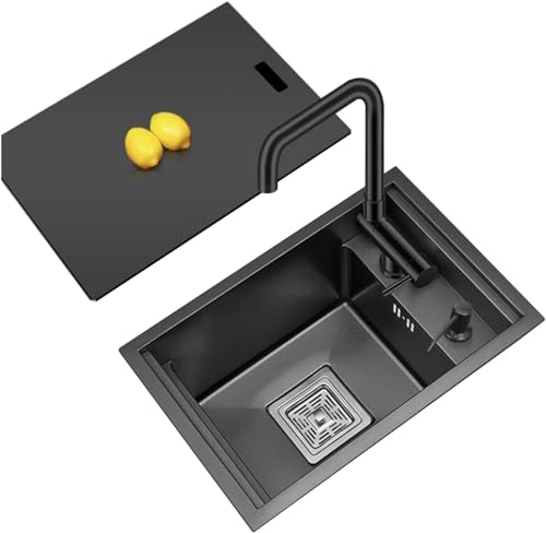 Fregadero invisible para cocinas pequeñas con cuenca de encimera funcional 2