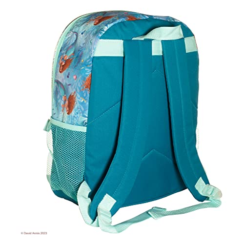 Disney The Little Mermaid Movie 4 Piece Backpack Set, Flip Sequin School Bag For Girls With Front Zip Pocket, Green #TOP2