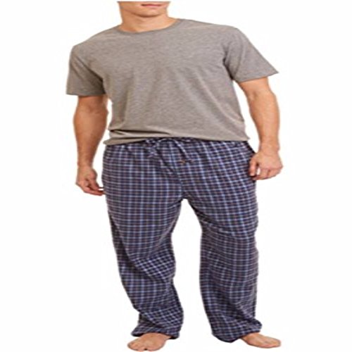Pyjama Nautica homme comprenant un t-shirt et un bas en flanelle confortable