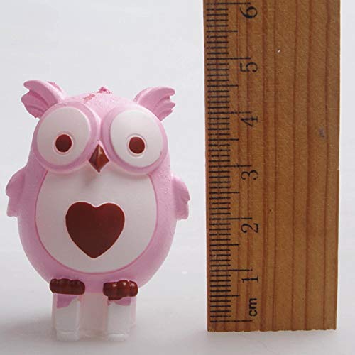 3D Adorable Pink Owl Candle Mold Diy Gypsum Mould For Making Aroma Candle Homemade Soap Cake Decoration #TOP4