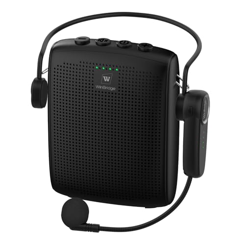 WinBridge Voice Amplifier with Bluetooth, Portable...
