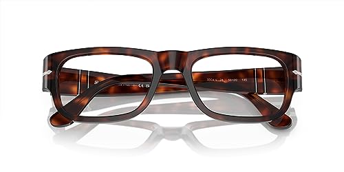 Image of Persol mens Po3324v Square Prescription Eyewear Frames