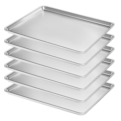 Full Size Commercial Quality Baking Sheet Pan, Bastwe Aluminum Cookie