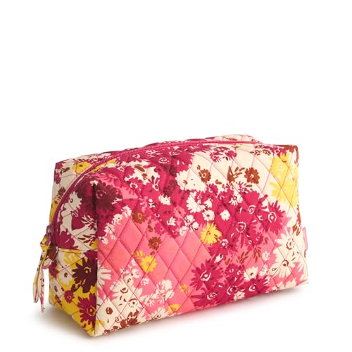 Grande trousse de toilette Vera Bradley marguerites en coton