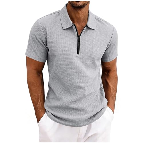 Polo de golf homme manches courtes respirant coupe slim et regular