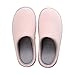 Pantoufles en Coton pour Femmes,Sweet Rose Lavable en Mousse À Mémoire De Forme Résistant À l'usure, L'Échelle De Synthèse Respirante Chaussons pour Femmes Automne Hiver Fille Chambre Piscine