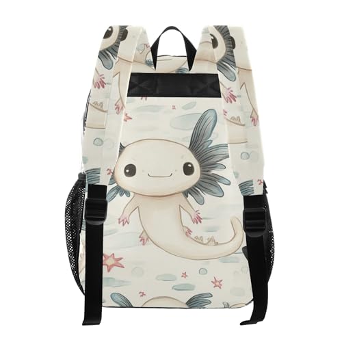 Axolotls Cute Cartoon Clear Backpack PVC Transparent Backpack Lightweight Book Bag Capacity Clear Bag for Boys Girls Kids3