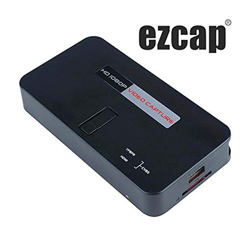 Ezcap Ezcap284 Game Capture Card 1080p Hd Video Recorder Box Kit Device For Ps 3 4 Wii U Pc Gaming Hdtv Dvd Hdmi Ypbpr Input Saved Hd Video To Usb Flash Sd Support Voiceover Narratage Buy Online