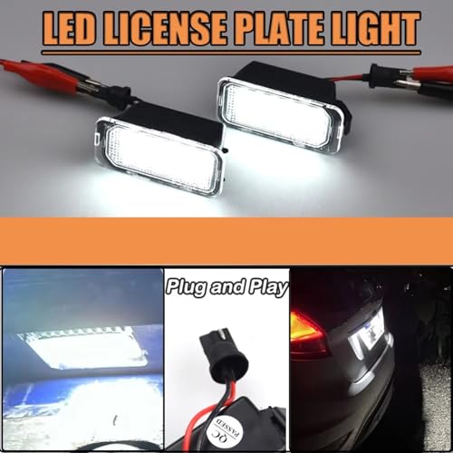 Luces de matrícula Lincoln MKC 2015 2016 2017 2018 repuestos coche 6
