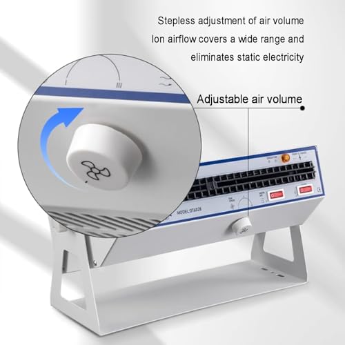 Ionizador para aire con ventilador antiestático 55×15 cm miniatura 4