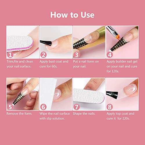 Kit de Esmalte Gel UV Polygel 2 Botellas 100g miniatura 7