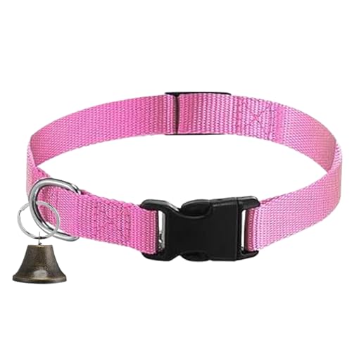 Collar De Con Timbre - Collar Ajustable De Nylon Con Timbre | Accesorios Para Mascotas Anti-Desprendimiento Con Sonido Claro Para Animales Pequeños Y Ganado De Granja