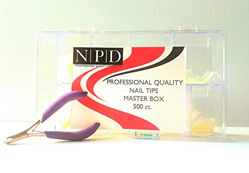 Professional Quality Square Nail Tips 500 ct.- Natural