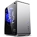 GOLDEN FIELD - M3S Mini ITX Tower Computer Aluminium Case PC Gaming con Finestra Laterale
