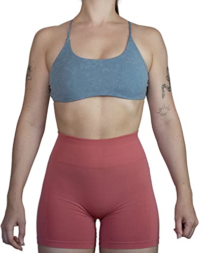 Aurola Earth Workout Sports Bras Women Athletic Removable Padded Backless Strappy Criss Cross Light Support Gym Fitness Yoga Crop Bra #TOP7