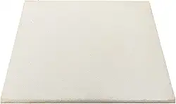 Pedra Refratária Quadrada 40x40cm para Pizza 12mm Reforçada para Forno e Churrasqueira