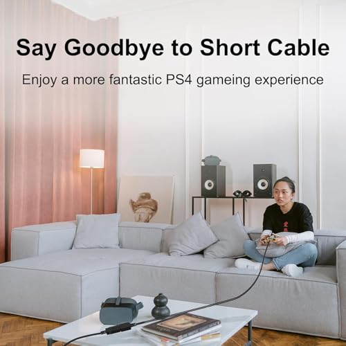 Image of 1.3 Meter Premium USB Extender Cable Male to Female USB A Male to USB A Female 2.0 Data Transfer and Charging Adapter for TV, PC, Laptop, PlayStation, Xbox, Flash Drive for Multiple Devices