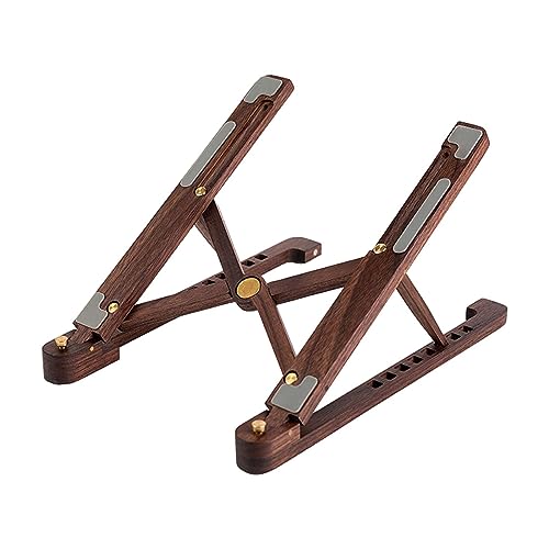Support ordinateur portable en bois noble ergonomique
