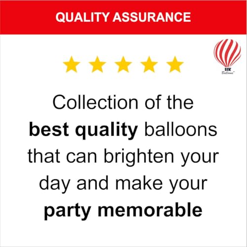 Image of HK Balloons Surprise Party Balloons For Husbund Birthday Decoration Kit For Husband OMG It's My Husband's Birthday Balloons Pack Of 50Pcs Red & White Them