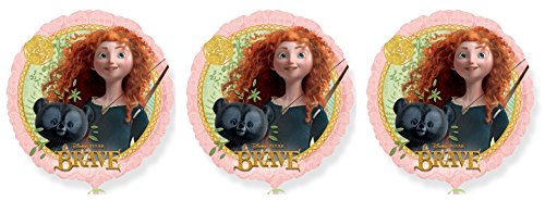 Brave Disney Mylar Balloons - 3 Foil Balloons