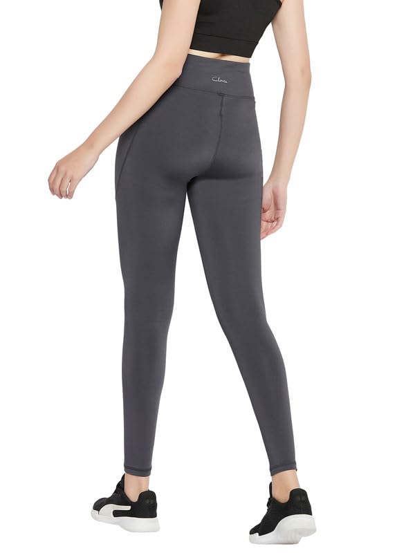 Image of Clovia Women's Snug Fit High-Rise Active Tights