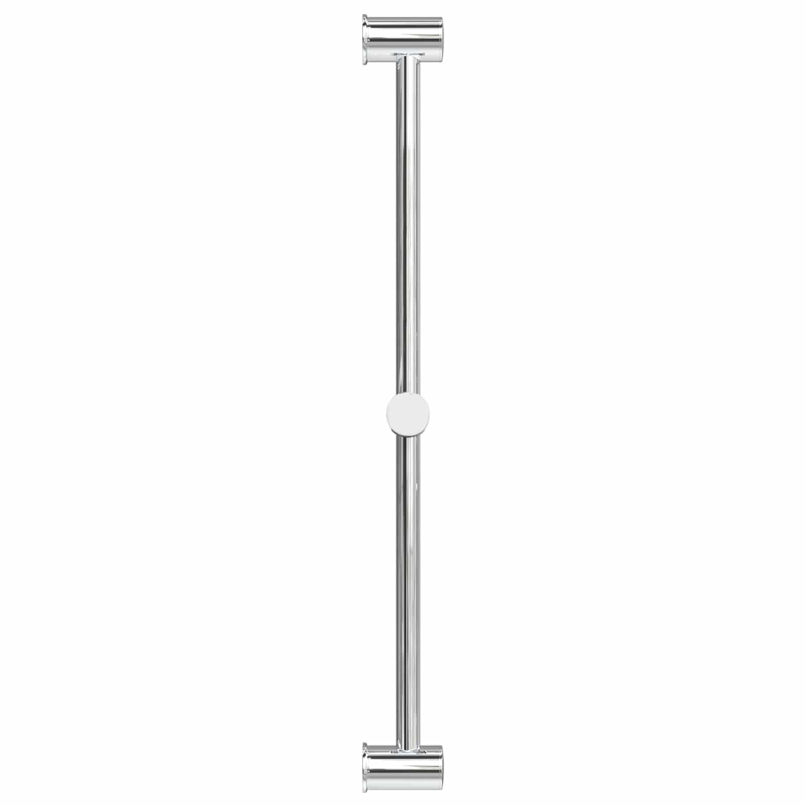 Soporte para alcachofa de ducha de acero inoxidable cromado 71 cm ajustable 360 grados giratorio con montaje en pared para brazo de ducha, ducha de lluvia y sistema de ducha en el baño